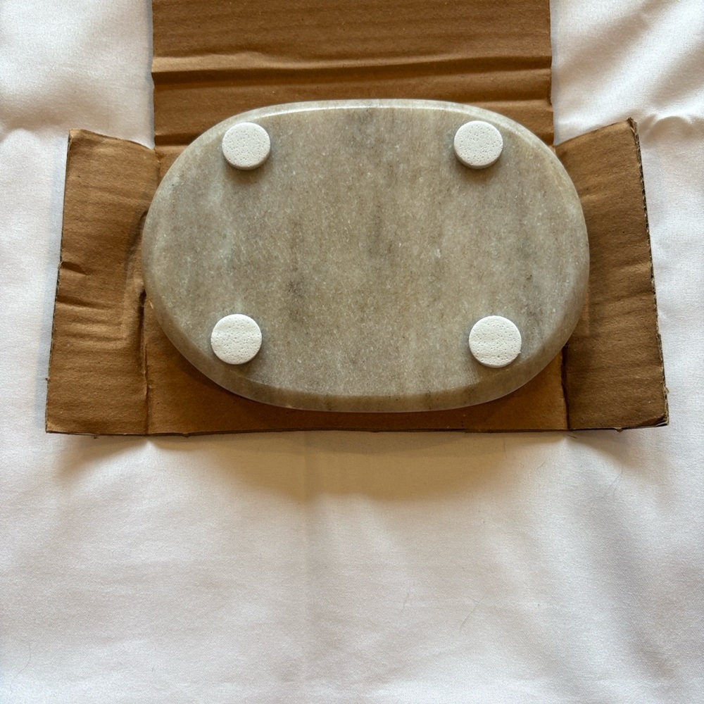 Archipelago Boxed Soap Dish - Marble Soap Dish - Natural Beige - Picture 7 of 13